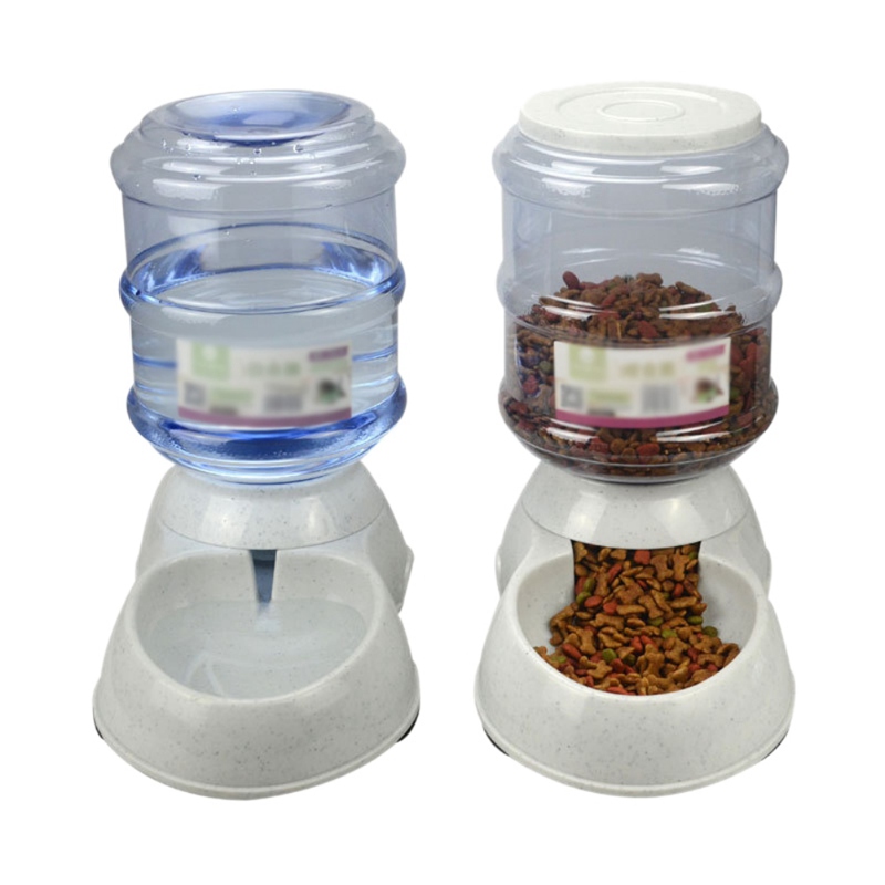 Large Gravity Pet Feeder Cat Dog Kitten Dry